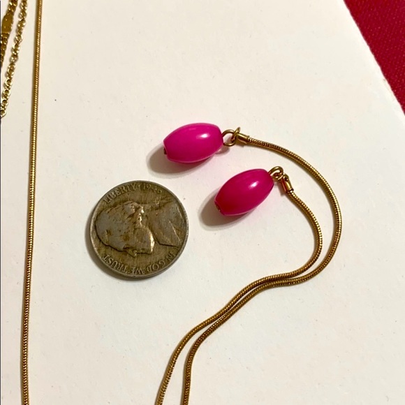 🖤NEW💕AVA & AIDEN 💕pink stone necklace - Picture 6 of 11